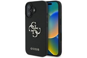 Telefon - Pokrowiec i etui - GUESS Grained Big 4G Logo Small Classic Logo case for iPhone 16 - black - 3666339424527