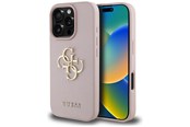 Telefon - Pokrowiec i etui - GUESS Grained Big 4G Logo Small Classic Logo Case for iPhone 16 Pro - Pink - 3666339424848