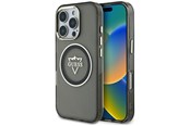 Telefon - Pokrowiec i etui - GUESS IML Metal Mountain Logo MagSafe iPhone 16 Pro Max Case - Black - 3666339433697