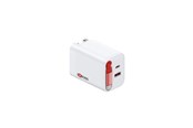 Telefon - Adapter i Ladowarka - SKross Klip Roll Multihead 45W GaN UniCharger USB-A USB-C - 21702
