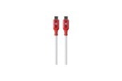 Kabel USB - SKross Link Cable 150cm 100W USB-C to USB-C Braided cable - White - 21405