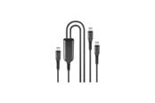 Kabel USB - SKross Link Split Pro braided cable USB-C - 2x USB-C - 140W 150cm - 21408