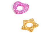 Zabawy w wodzie - Bestway Bath ring w/glitter 91cm 2-assorted - 36141