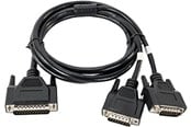 Słuchawki, zestaw słuchawkowy - Hollyland HL-TCB09 DB25 Male to Dual DB15 Male Tally Cable - HL-TCB09