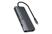 Stacja dokująca - ICY BOX IB-DK4062-CPD - docking station - USB-C 3.2 Gen 1 - 2 x HDMI VGA - 1GbE - IB-DK4062-CPD