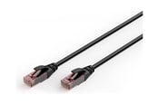 Kabel sieciowy - DIGITUS patch cable - 1 m - black - Czarny - DK-1617-010-OD-10