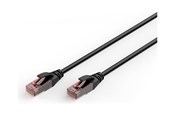 Kabel sieciowy - DIGITUS patch cable - 3 m - black - Czarny - DK-1617-030-OD-10