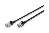 Kabel sieciowy - DIGITUS patch cable - 30 cm - black - Czarny - DK-1632-A-003S-BL-10