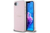 Telefon - Pokrowiec i etui - GUESS Grained Ring MagSafe iPhone 16e Case - Pink - 3666339453572