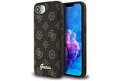 Telefon - Pokrowiec i etui - GUESS Peony Script Logo MagSafe iPhone 16e Case Black - 3666339453541