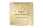 Drobiazgi - FaNaTtik - DOOM - Floppy Disk Limited Edition Imitation Gold Replica - B-DM38