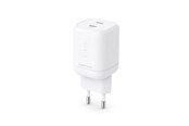 Telefon - Adapter i Ładowarka - ESSENTIALS by UPSTRÖM 100W Dual Port USB-C GaN Charger | 2 Ports - White - GC1001-E