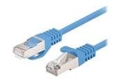 Kabel sieciowy - Lanberg patch cable - 3 m - blue RAL 5012 - Niebieski - PCF6-20CC-0300-B