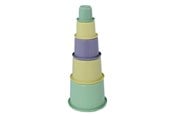 Zabawki dla niemowlat - Plasto I'm Green stacking tower 5 pieces – with price tag - 1936000ECO