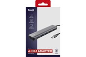 Stacja dokujaca - Trust DALYX 6IN1 USB-C ADAPTER - 26325