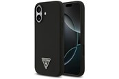 Telefon - Pokrowiec i etui - GUESS Silicone Triangle Logo MagSafe Case for iPhone 17 - Black - 3666339517113