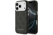 Telefon - Pokrowiec i etui - GUESS 4G Classic Logo MagSafe case for iPhone 17 Pro - black - 3666339518738