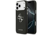 Telefon - Pokrowiec i etui - GUESS Grained Big 4G Classic Logo case for iPhone 17 Pro Max - black - 3666339518103