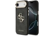 Telefon - Pokrowiec i etui - GUESS 4G Big 4G Classic Logo Case for iPhone Air - Black and Gold - 3666339521608