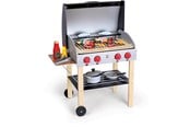 Zabawa w kuchnie i akcesoria - Hape Gourmet Grill With Food Playset - E3127