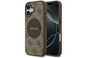 Telefon - Pokrowiec i etui - GUESS 4G Circle Classic Logo MagSafe case for iPhone 17 - brown - 3666339490003