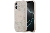 Telefon - Pokrowiec i etui - GUESS 4G Circle Classic Logo MagSafe Case for iPhone 17 - Pink - 3666339490041