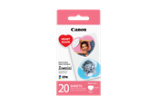 Papier, papier fotograficzny i etykiety - Canon Zink Heart paper - 20 sheets - 7766C002
