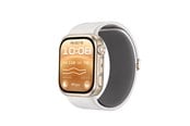 Smartwatch, zegarek i opaska sportowa - Huawei Watch D3 - Gold with White Composite Leather Strap - 55020KBS