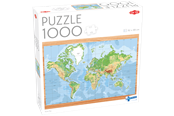 Puzzle - Tactic World Map 1000 pcs - 58263