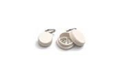 Dekoracje - Simiu - RINGCHAIN – Mini pudełko z brelokiem - 2 szt. - Kość słoniowa - 5714255019711