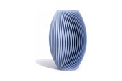 Dekoracje - Simiu - wazon LAMEL - 18 cm - Przygaszony niebieski - 5714255019315