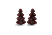 Dekoracje - Simiu - Zawieszka świąteczna - 6 cm - Choinka - Bordowy czerwony - 2 szt. - 5714255019063