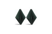 Dekoracje - Simiu - Zawieszka świąteczna - 6 cm - Diament - Zielony - 2 szt. - 5714255019032