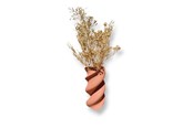 Dekoracje - Simiu - HEART TWIST - Wazon - 20 cm - Przygaszony różowy - 5714255019667