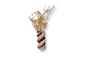 Dekoracje - Simiu - HEART TWIST - Wazon - 20 cm - Jasna glina - 5714255019698