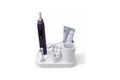 Dekoracje - Simiu - DENTIA - Uchwyt na szczoteczkę Oral-B iO - Biały marmur - 5714255019377