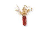 Dekoracje - Simiu - CLAYLA Wazon lamelowy - Terracotta - 20 cm - 5714255019766