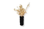 Dekoracje - Simiu - CLAYLA Wazon lamelowy - czarny - 20 cm - 5714255019797