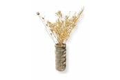 Dekoracje - Simiu - CLAYLA Wazon lamelowy - jasna glina - 20 cm - 5714255019803