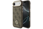 Telefon - Pokrowiec i etui - GUESS 4G Strass Logo MagSafe Case for iPhone Air - Brown - 3666339529277