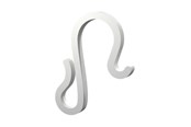 Inteligentny dom - Light Solutions Klipsy do łańcucha świetlnego – Hak do rynny na lampki choinkowe i łańcuchy świetlne - 15mm - Biały - 20 szt - 5714255018875