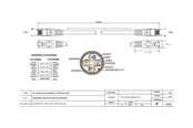 Kabel sieciowy - Vision patch cable - 1 m - white - Biały - TC 1MCAT6A