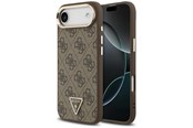 Telefon - Pokrowiec i etui - GUESS 4G Triangle Logo MagSafe Case for iPhone Air Brown - Gold - 3666339521127