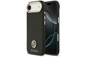 Telefon - Pokrowiec i etui - GUESS Grained Strass Logo MagSafe case for iPhone Air - black - 3666339529758