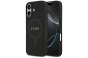 Telefon - Pokrowiec i etui - GUESS Saffiano Classic Logo MagSafe case for iPhone 17 - black - 3666339492373