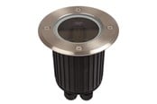 Lampy - Scan Products Terra spot do wbudowania w grunt, 3000K, szczotkowana stal - 13182