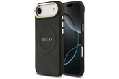 Telefon - Pokrowiec i etui - GUESS Peony Hot Stamp MagSafe Case for iPhone Air - Black - 3666339519681