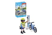 Playmobil - Playmobil Miasto Akcji - Action Heroes Police Bicycle Patrol -71732 - 71732