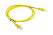Kabel sieciowy - Lanberg patch cable - 1 m - yellow RAL 1028 - Żółty - PCU6-10CC-0100-Y