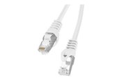 Kabel sieciowy - Lanberg patch cable - 25 cm - white RAL 9010 - Biały - PCF6-10CC-0025-W